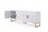 Modrest Leah - Contemporary White High Gloss & Champagne Gold Buffet by VIG Furniture