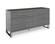 Modrest Splendor - Grey High Gloss Slatted Dresser by VIG Furniture