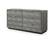Modrest Dynasty - Modern Shagreen Dresser by VIG Furniture