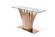 Modrest Paxton - Modern Glass & Rosegold Console Table by VIG Furniture