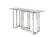 Modrest Valiant Modern Glass & Stainless Steel Console Table by VIG Furniture
