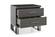 Modrest Splendor - Grey High Gloss Slatted Nightstand by VIG Furniture