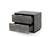 Modrest Dynasty - Modern Shagreen Two Drawer Nightstand by VIG Furniture