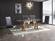 Modrest Javier Modern Glass & Rosegold Dining Table by VIG Furniture
