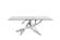 Modrest Legend Modern Glass & Stainless Steel Dining Table by VIG Furniture