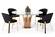 Modrest Paxton Modern Round Glass & Rosegold Dining Table by VIG Furniture