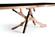 Modrest Legend - Modern Black Glass & Rosegold Dining Table by VIG Furniture