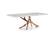 Modrest Legend - Modern White Marble & Rosegold Dining Table by VIG Furniture