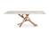 Modrest Legend - Modern White Marble & Rosegold Dining Table by VIG Furniture