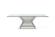 Modrest Crawford Modern Rectangular Glass Dining Table by VIG Furniture