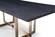 Modrest Pike - Modern Black Ash & Brass Dining Table by VIG Furniture