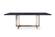 Modrest Pike - Modern Black Ash & Brass Dining Table by VIG Furniture