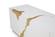 Modrest Aspen Modern White & Gold TV Stand by VIG Furniture
