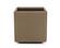 Modrest Vargas - Modern Beige Leatherette End Table by VIG Furniture