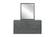 Modrest Manchester - Contemporary Dark Grey Mirror by VIG Furniture