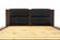 Nova Domus Fantasia - Walnut/Dark Grey Bed & Two Nightstands by VIG Furniture