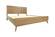 Modrest Claire - Contemporary Natural Light Mocha Acacia Bed by VIG Furniture