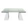 Modrest Latrobe - Modern Extendable Quartz Stone & Glass Dining Table by VIG Furniture