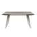 Modrest Pittson - Modern Extendable Grey Glass Dining Table by VIG Furniture