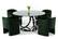 Modrest Enid - Modern Smoked Glass & Black Stainless Steel Round Dining Table by VIG Furniture