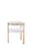 Modrest Pontiac - Modern Beige Sherpa & Gold Dining Chair by VIG Furniture
