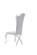 Modrest Bonnie Modern Grey Velvet & Stainless Steel Dining Chair (Set of 2) by VIG Furniture