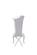 Modrest Bonnie Modern Grey Velvet & Stainless Steel Dining Chair (Set of 2) by VIG Furniture