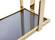 Modrest Tipton - Modern Grey Glass & Gold Bookshelfby VIG Furniture