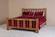Rustic River Sawtooth Hickory Bed by Viking Log Furniture