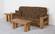Barnwood Futon Frame Loveseat by Viking Log Furniture