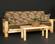 Wilderness Log Clear Futon Frame Chair by Viking Log Furniture