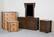 Barnwood 3 Drawer Nightstand by Viking Log Furniture