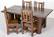 Barnwood Saddle Seat Dining Chair by Viking Log Furniture
