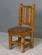 Barnwood Cushion Seat Dining Chair by Viking Log Furniture