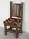 Barnwood Cushion Seat Dining Chair by Viking Log Furniture