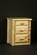 Wilderness Clear 3 Drawer Nightstand by Viking Log Furniture