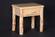 Wilderness Clear 1 Drawer Night Table by Viking Log Furniture