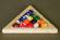 Log Pool Ball Triangle by Viking Log Furniture
