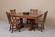 Sawtooth Hickory Honey Pine Trestle Dining Table 42