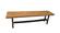 Sawtooth Hickory 48" Honey Pine Bench by Viking Log Furniture