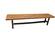 Sawtooth Hickory 60" Honey Pine Bench by Viking Log Furniture