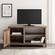 44 Inch Rustic Farmhouse TV Stand - Rustic Oak by Walker Edison