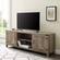 70 Inch Modern Farmhouse TV Stand - Grey Wash by Walker Edison