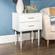 Modern Side Table - White by Walker Edison