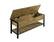 48 Inch Modern Farmhouse Storage Bench - Barnwood by Walker Edison