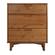 3 Drawer Mid Century Modern Wood Dresser - Caramel by Walker Edison