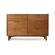 6 Drawer Mid Century Modern Wood Dresser - Caramel by Walker Edison