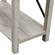 64 Inch Farmhouse Metal Bookcase - White Oak by Walker Edison