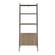 72 Inch Industrial Wood Ladder Bookcase - Mocha by Walker Edison