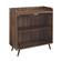 36 Inch Mid Century Modern Bar Cabinet - Dark Walnut by Walker Edison